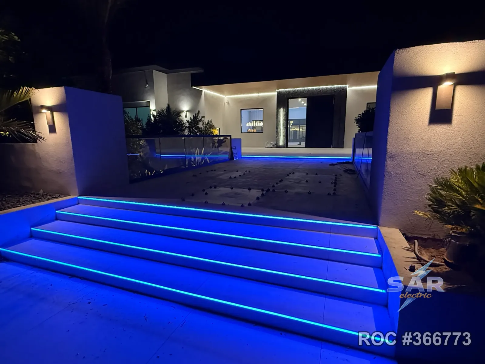Landscape LED Lighting — Residential electrical project by SAR Electric